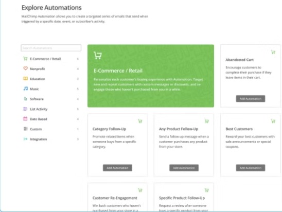Automation workflows