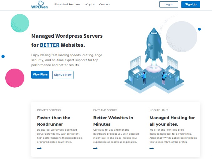 Managed WordPress server