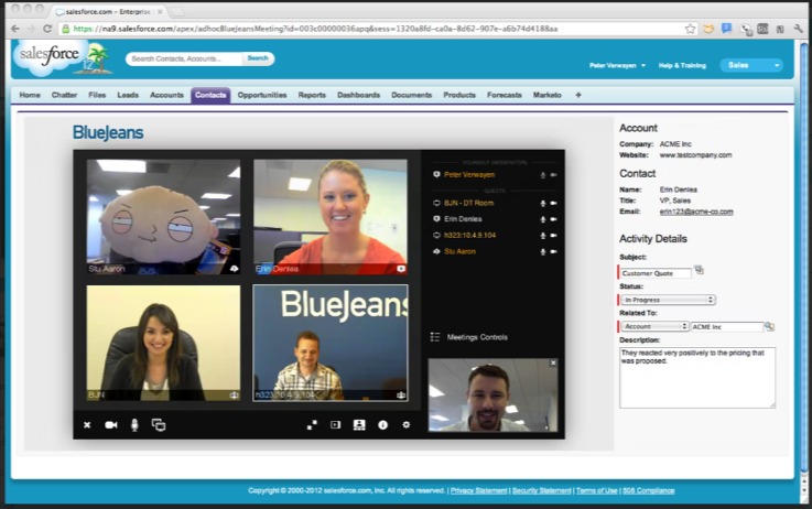 Bluejeans video Conference