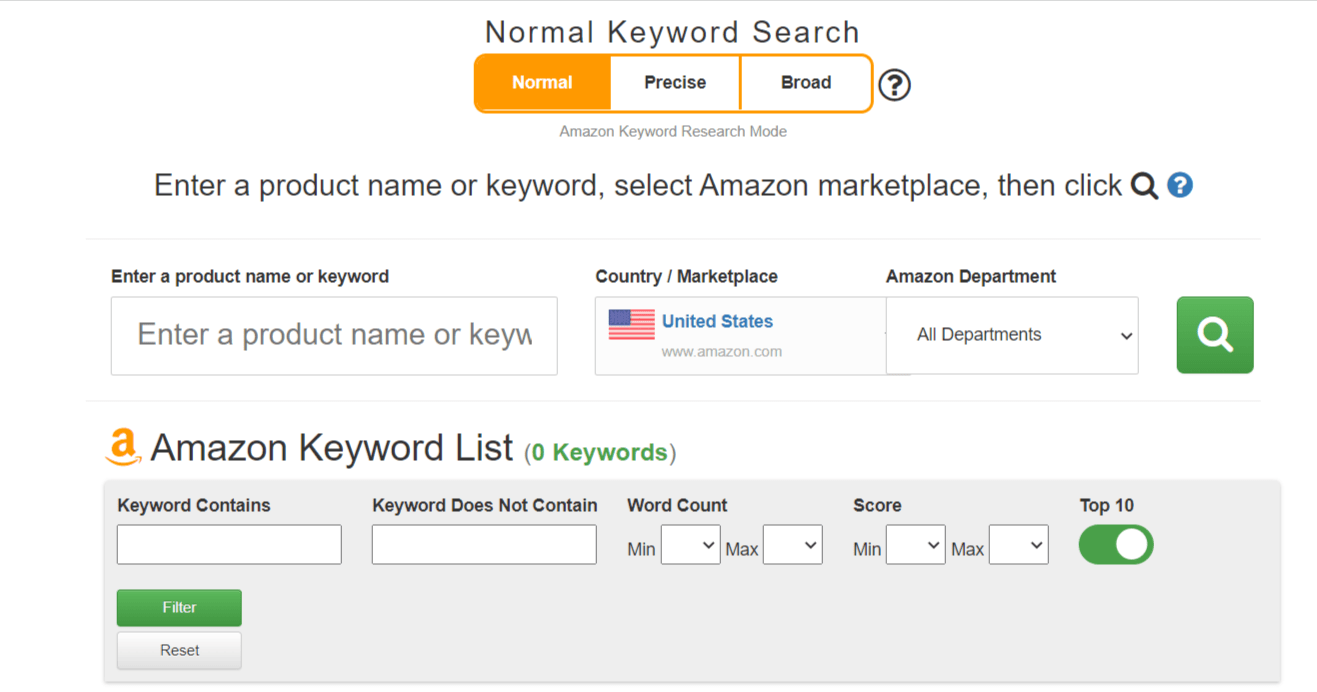Amazon keyword tool by keyword tool dominator