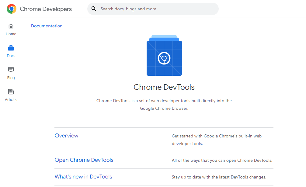  Chrome DevTools