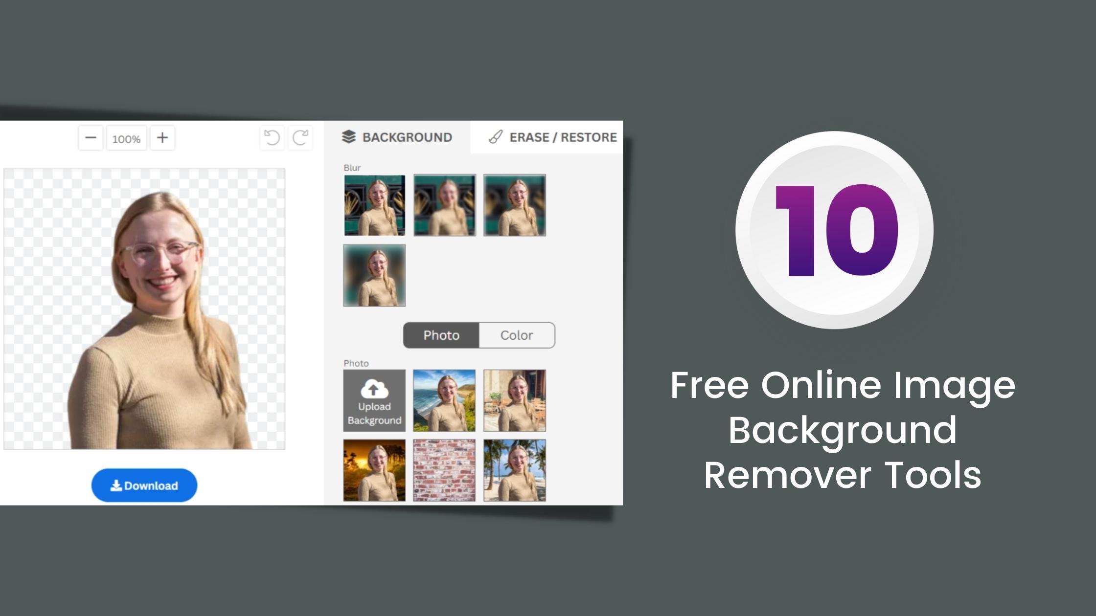 10 Free Online Image Background Remover Tools